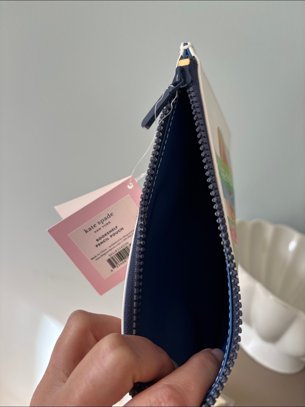 NWT Kate Spade Book Pencil Bag - Picture 11 of 13